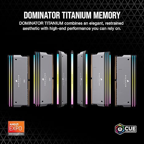 Corsair Dominator Titanium 32GB (2x16GB) DDR5 Memory Kit Corsair Dominator Titanium 32GB (2x16GB) DDR5 Memory Kit